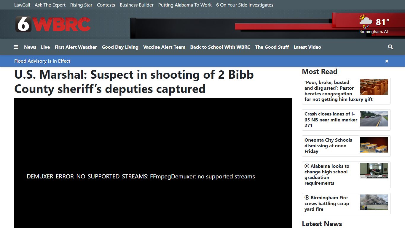 U.S. Marshal: Suspect in shooting of 2 Bibb County sheriff’s ... - WBRC